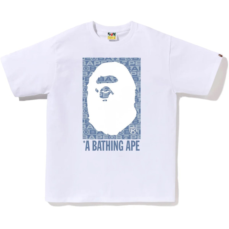 BAPE Lux Sport Pattern Box Ape Head Tee White メンズ - FW24 - JP