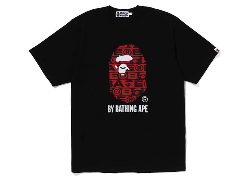 BAPE Lux Sport Pattern By Bathing Ape Tee Black Men