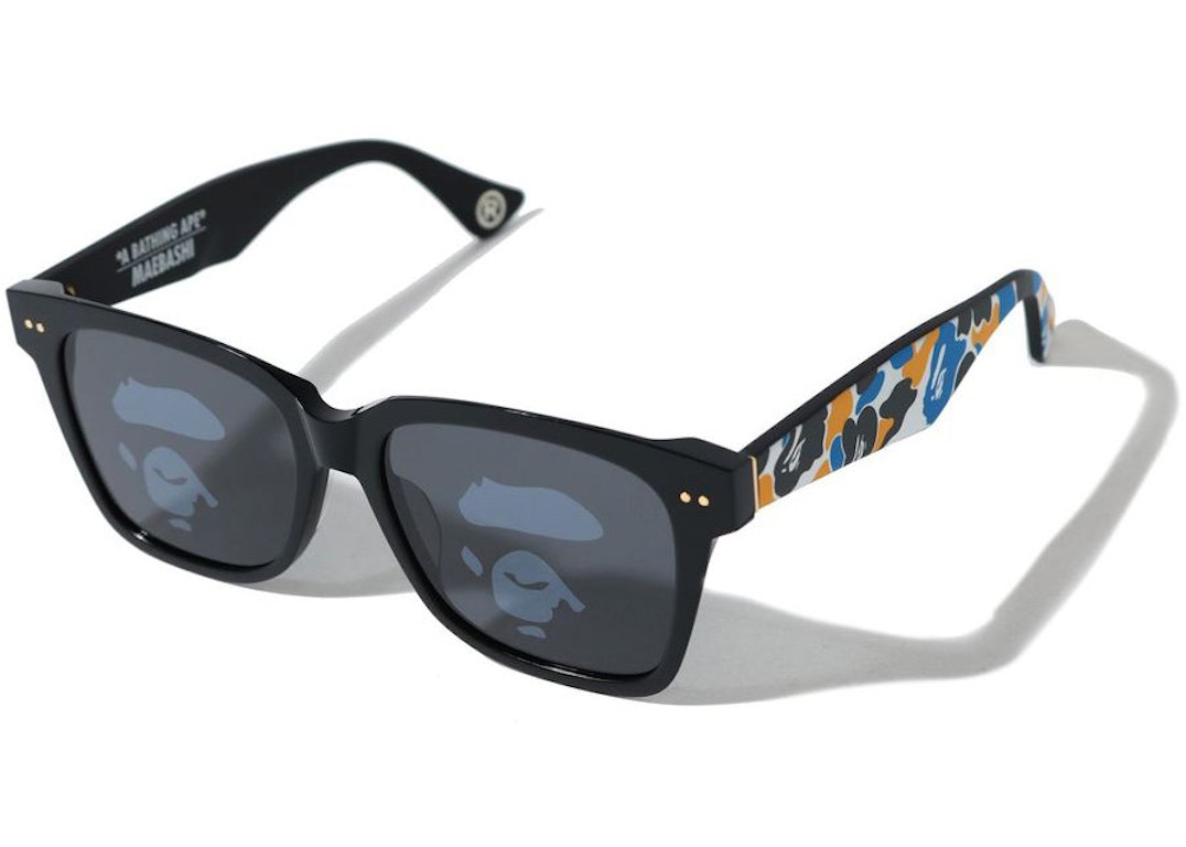 Pre-owned Bape Maebashi Sunglasses Black/blue
