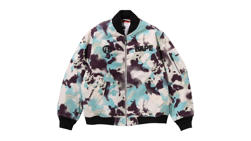 Giacca bomber BAPE Map Camo Multi