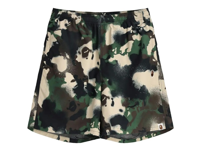 BAPE Map Camo Regular Fit Beach Short Multilcolor