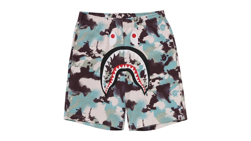 スペシャル特典 BAPE Map Camo Regular Fit Shark Sweat Shorts Multi Men's パンツ