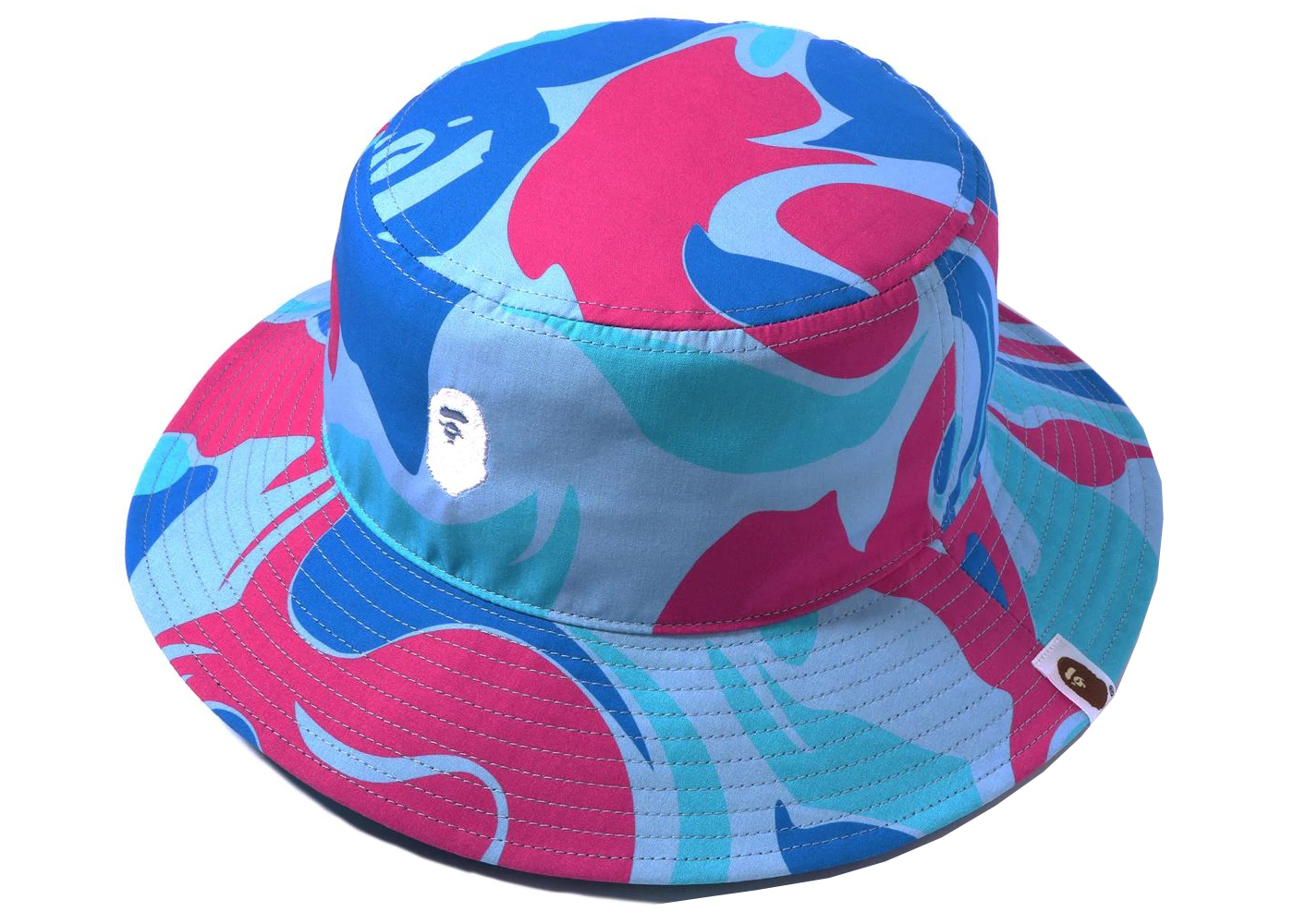 BAPE Marble Camo Bucket Hat Blue Men's - SS22 - US