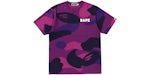Camiseta BAPE Mega Color Camo de corte holgado, violeta