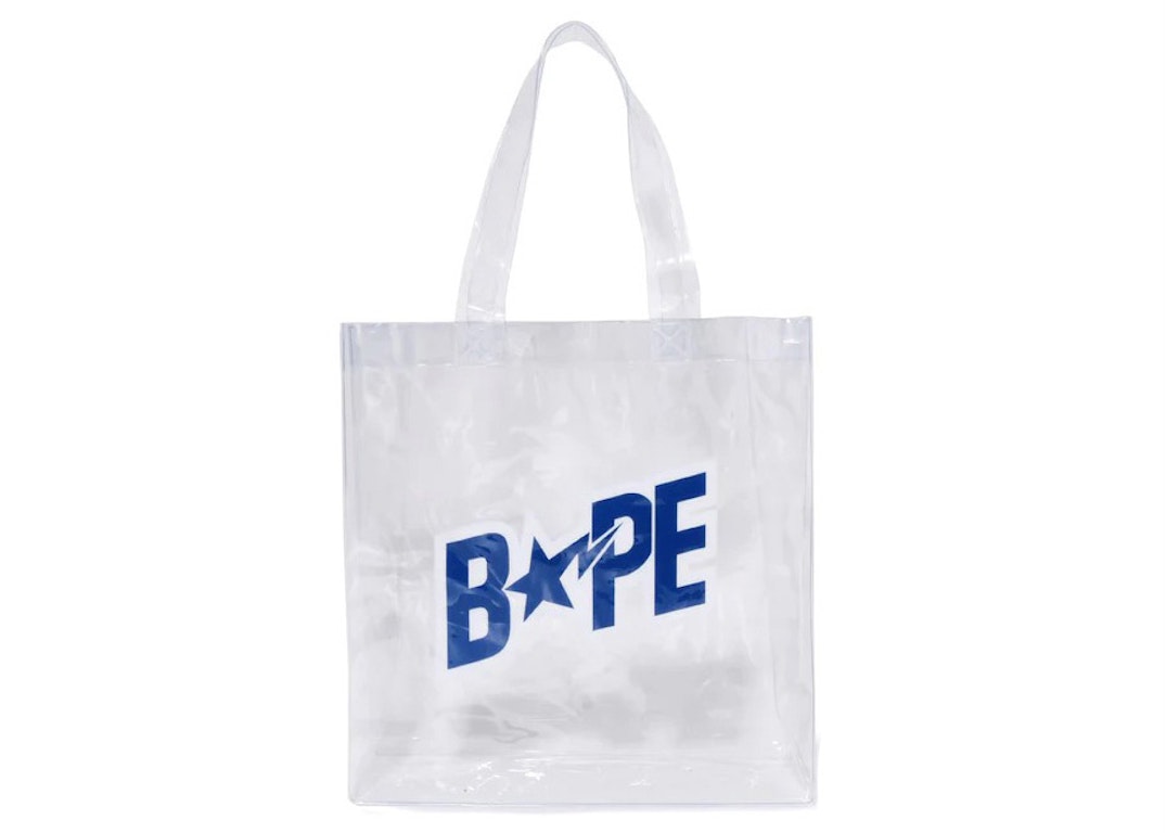 Pre-owned Bape Men's Summer Premium Tote Bag Clear