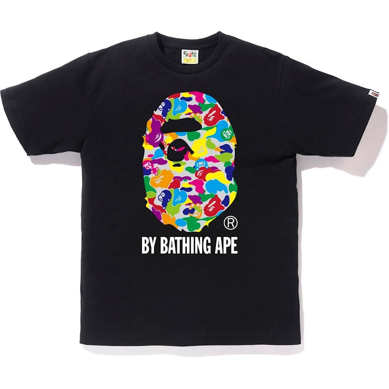 BAPE Milo ABC Multi By Bathing Tee Black