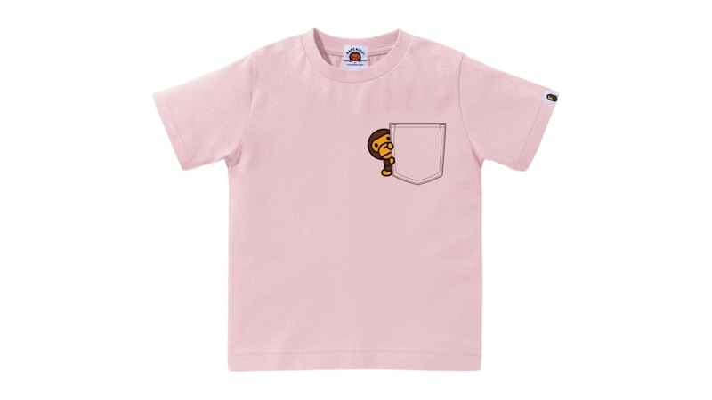 BAPE Milo Fake Pocket Tee Pink - SS25 - US