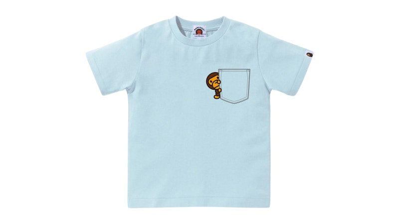 BAPE Milo Fake Pocket Tee Sax