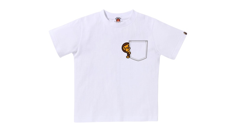 BAPE Milo Fake Pocket Tee White