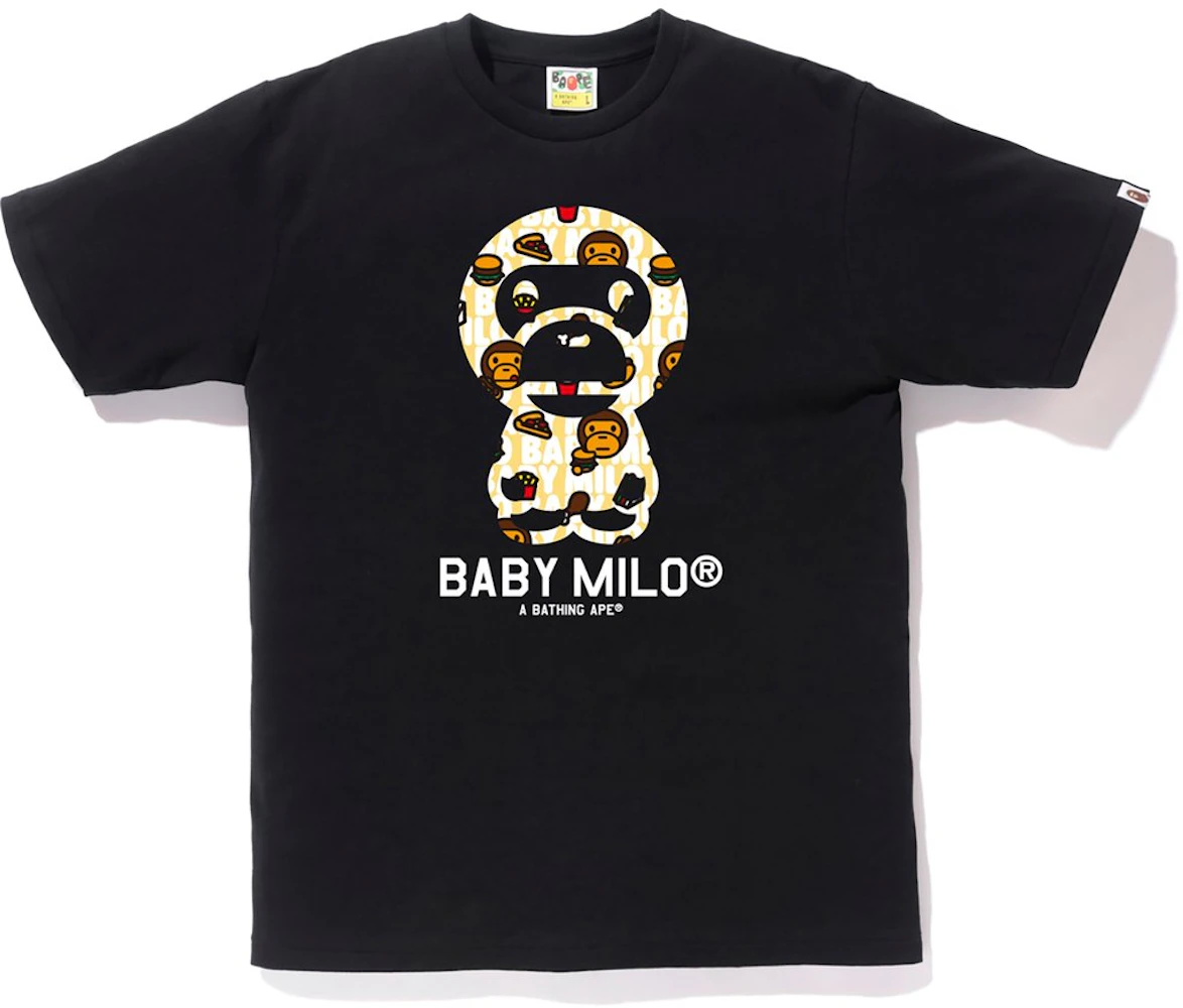 BAPE Milo Junk Food Baby Milo Tee Black Men's - SS19 - US