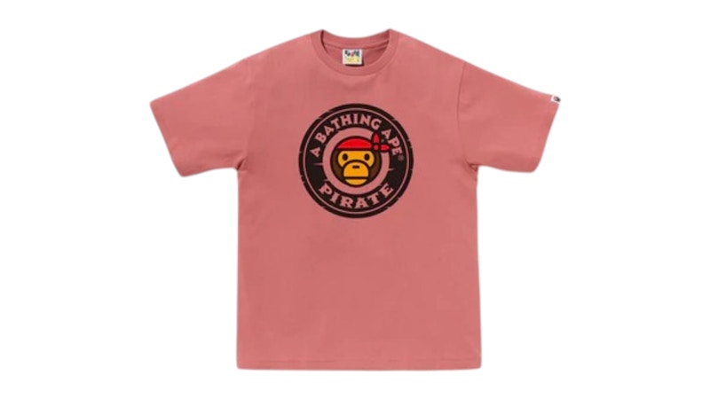 T-shirt BAPE Milo Pirate Rosa