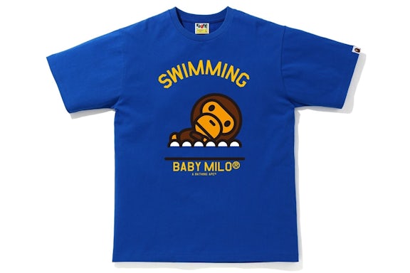 BAPE Milo Swimming Sports Tee Blue