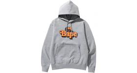 BAPE Milo on Bape Relaxed Fit Pullover Hoodie Gray