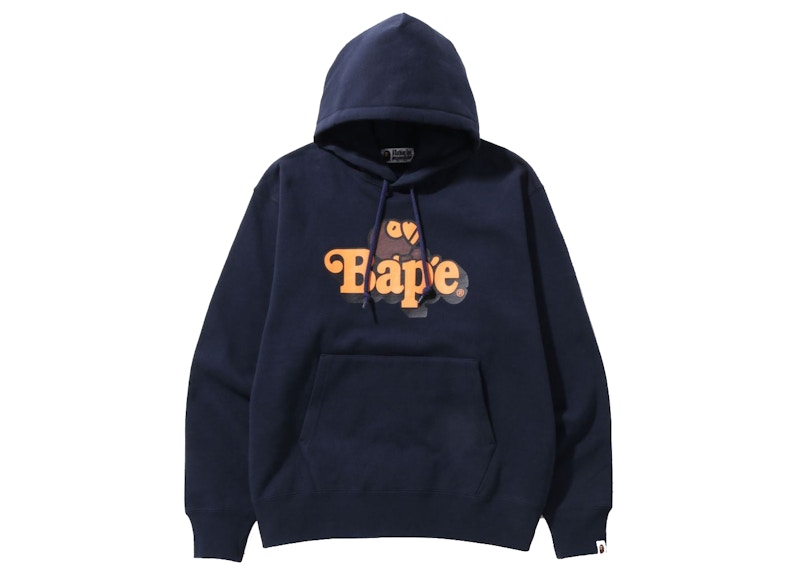 Navy bape outlet hoodie