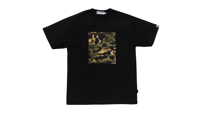 Pre-owned Bape Men's  Mixed 1st Camo Legacy Tee Shirt In Black