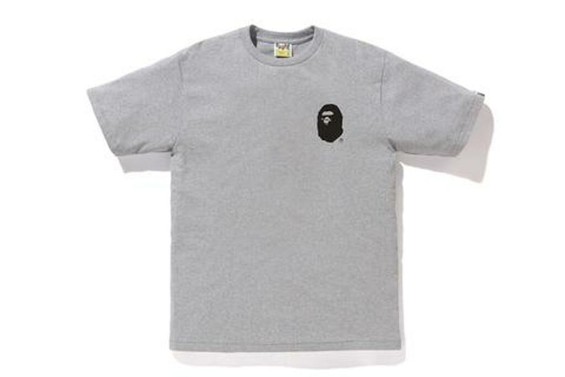 BAPE Monogram Box Tee Gray