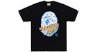 BAPE Moon Ape Head T-Shirt Schwarz