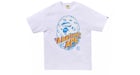 BAPE Moon Ape Head T-Shirt Weiß