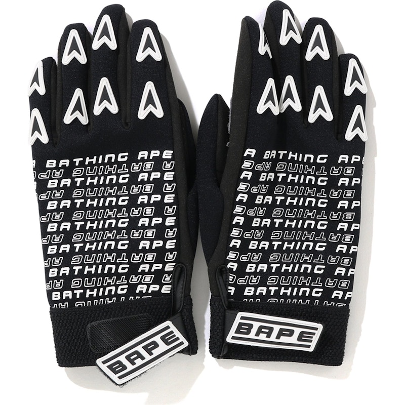 BAPE Motor Sport Gloves Blue Men's - FW19 - US