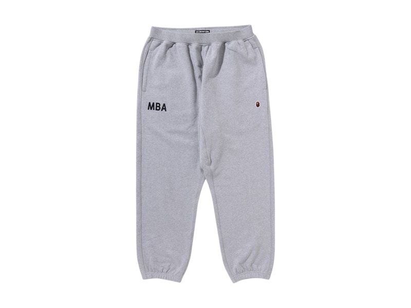BAPE Mr Bathing Ape Sweat Pants Gray Men's - SS25 - US BAPE Mr Bathing Ape Sweat Pants Gray Men's - SS25 - US