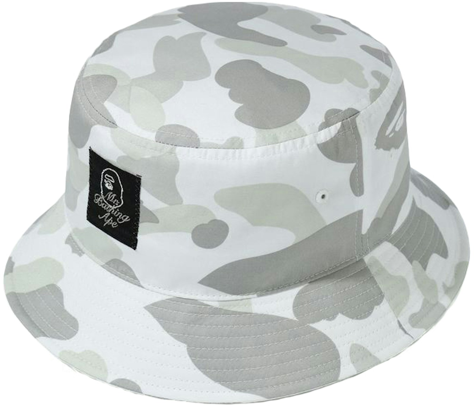 BAPE Mr Camo Bucket Hat White - SS21
