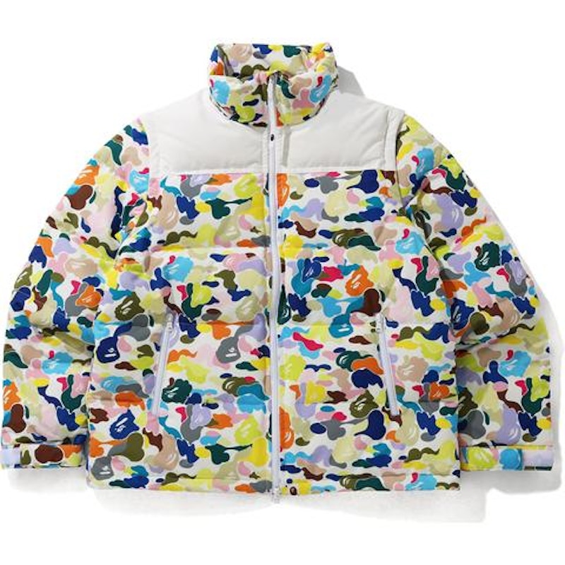 Bape on sale jacket white