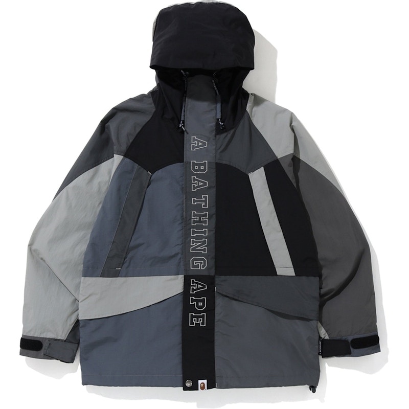 BAPE Multi Color Snowboard Jacket Black - FW19 Men's - US