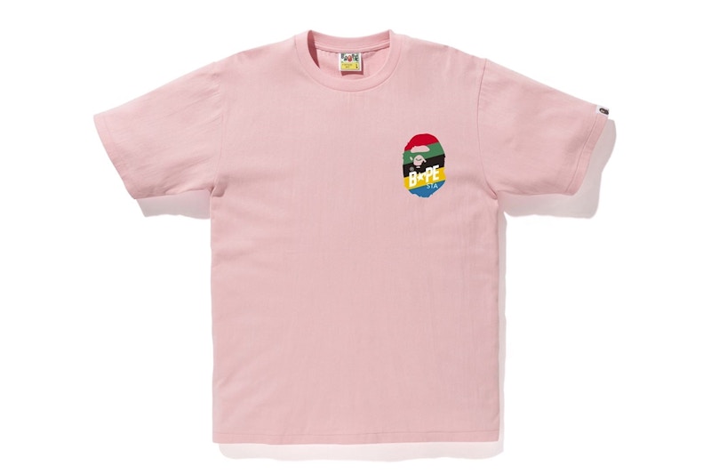 multicolor bape shirt