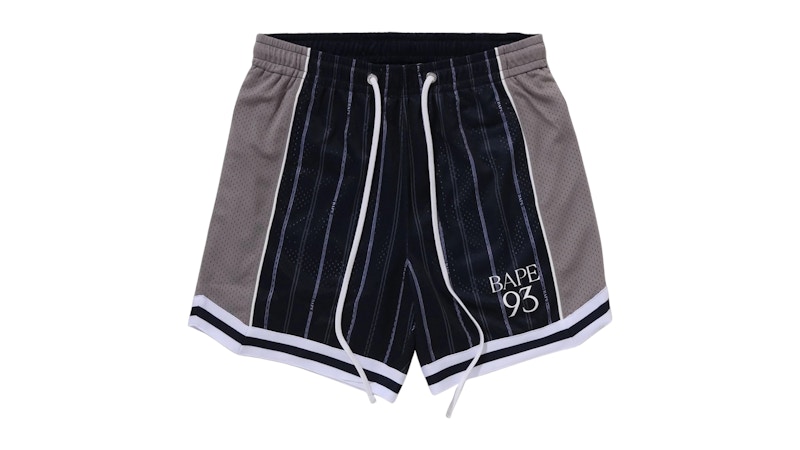 BAPE Multi Logo Reversible Relaxed Fit Sweat Shorts Navy