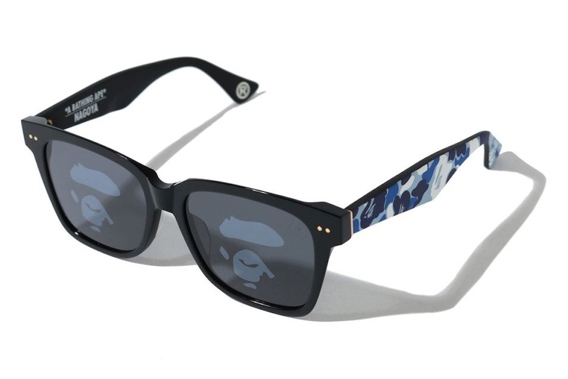 Pre-owned Bape Nagoya Sunglasses Black/blue