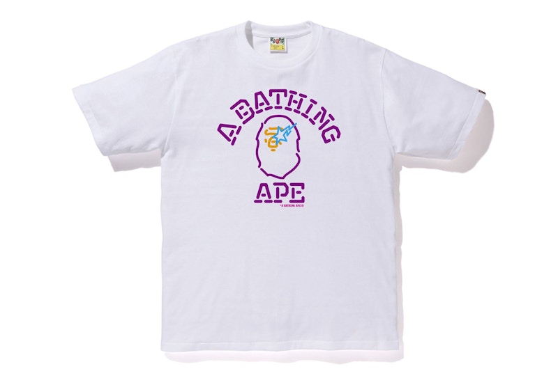 bathing ape college tee