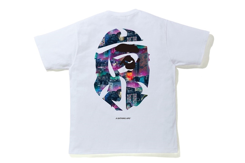 bape neon tokyo tee