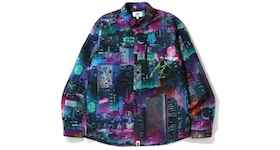 BAPE Neon Tokyo Shirt Black