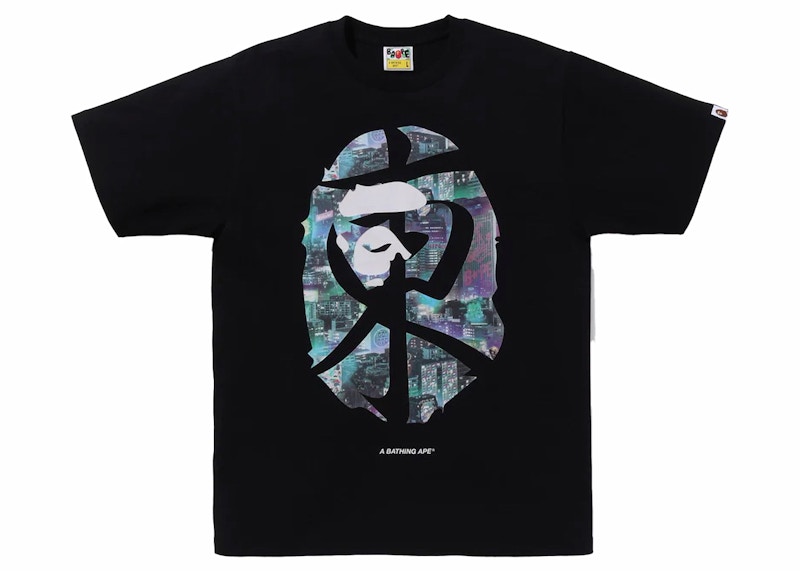 BAPE Neon Tokyo Tee Black Men's - FW23 - US