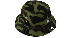 BAPE New Era 1st Camo Bucket Hat Green