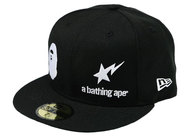 BAPE New Era 59 Fifty A Bathing Ape Cap Black Men's - US