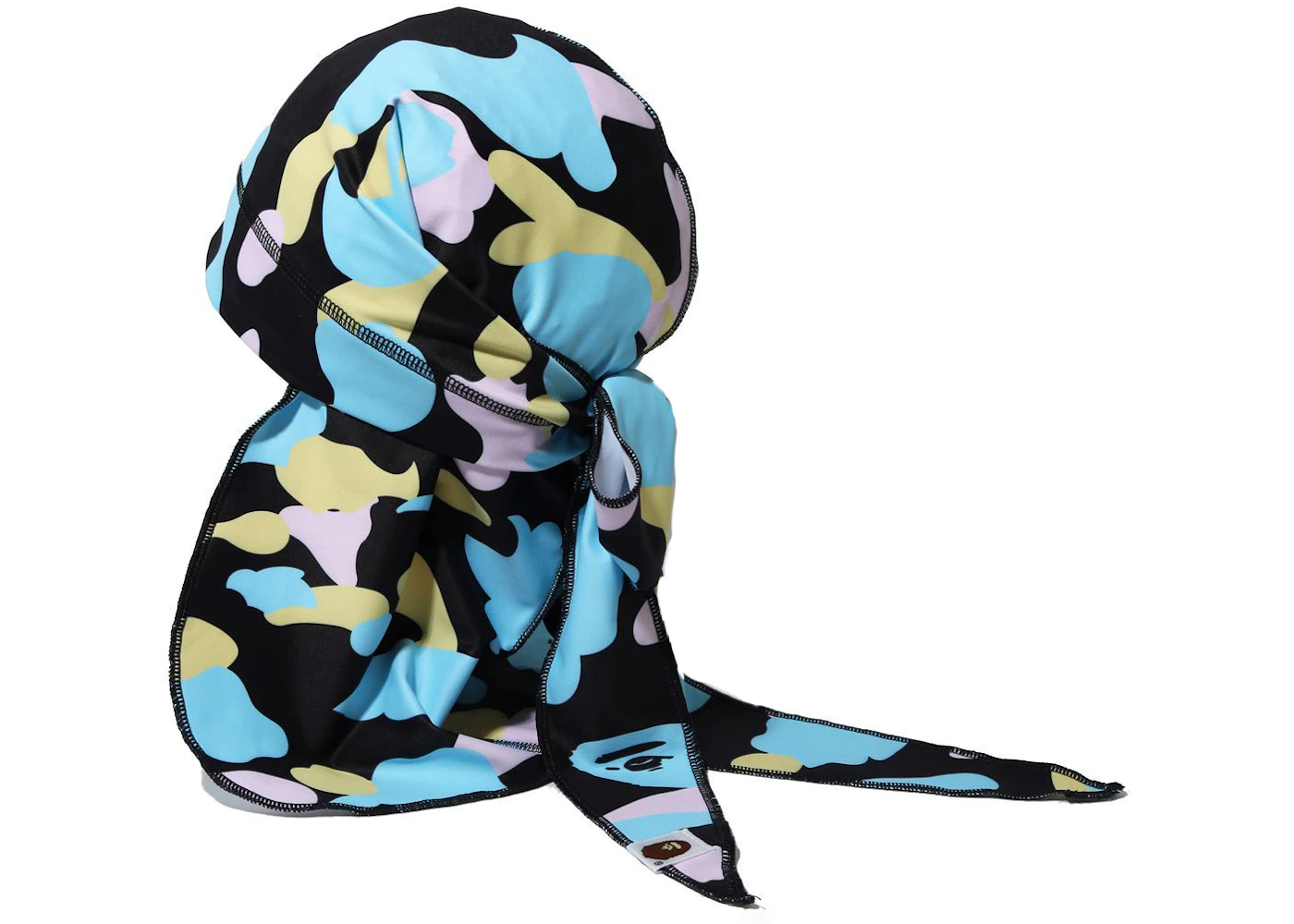 BAPE New Multi Camo Du-Rag Black US - Main Image