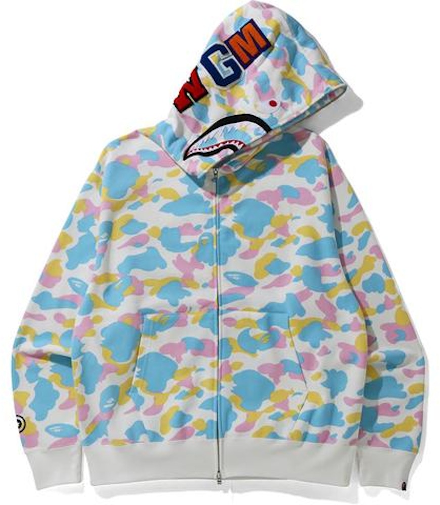 Colorful bape hoodie Clearance