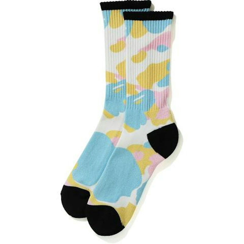 BAPE Nuovo Multi Mimetico Calze Bianco