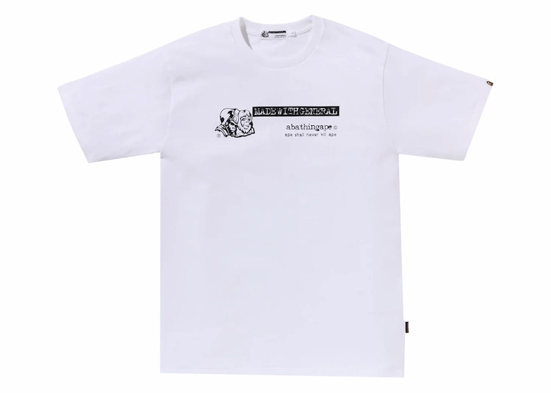 BAPE OG General Name Tee Wit