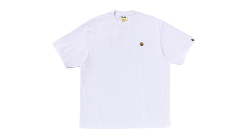 BAPE One Point Bee Relaxed Fit Tee White