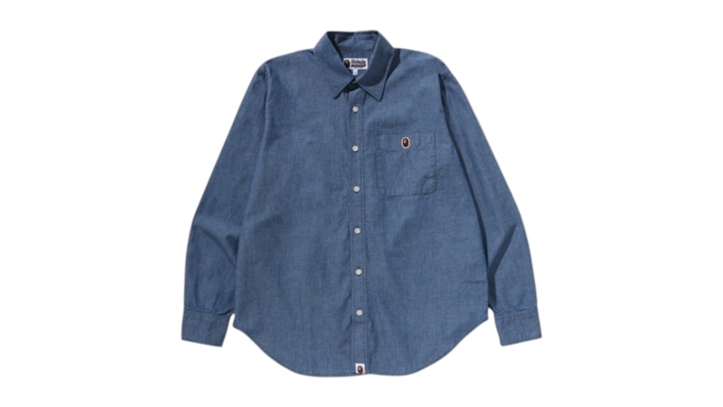 BAPE One Point Chambray Shirt Denim (SS26)