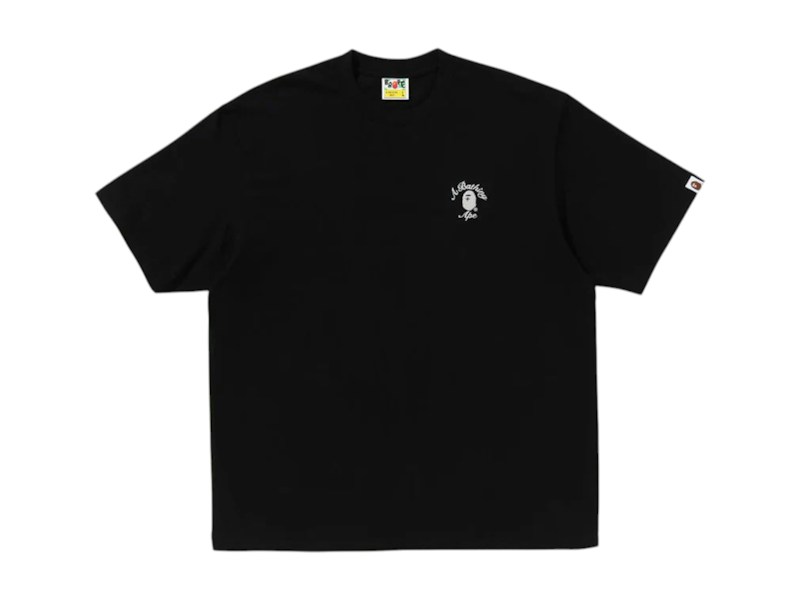 BAPE One Point College Relaxed Fit Tee (SS25) Black