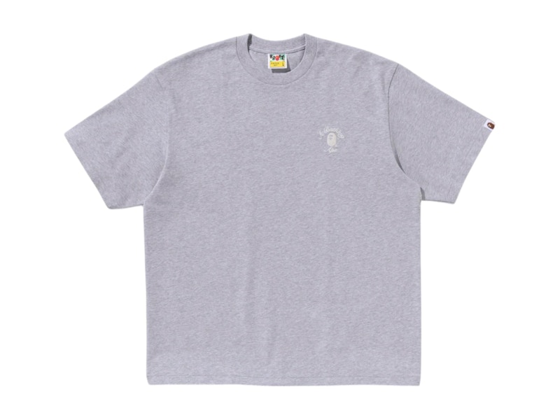 BAPE One Point College Relaxed Fit Tee (SS25) Grey