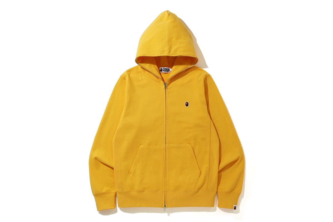 Yellow full best sale zip hoodie