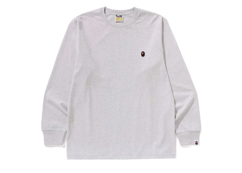 BAPE One Point L/S Tee Grey
