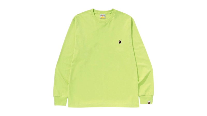 BAPE One Point L/S Tee Lightgreen