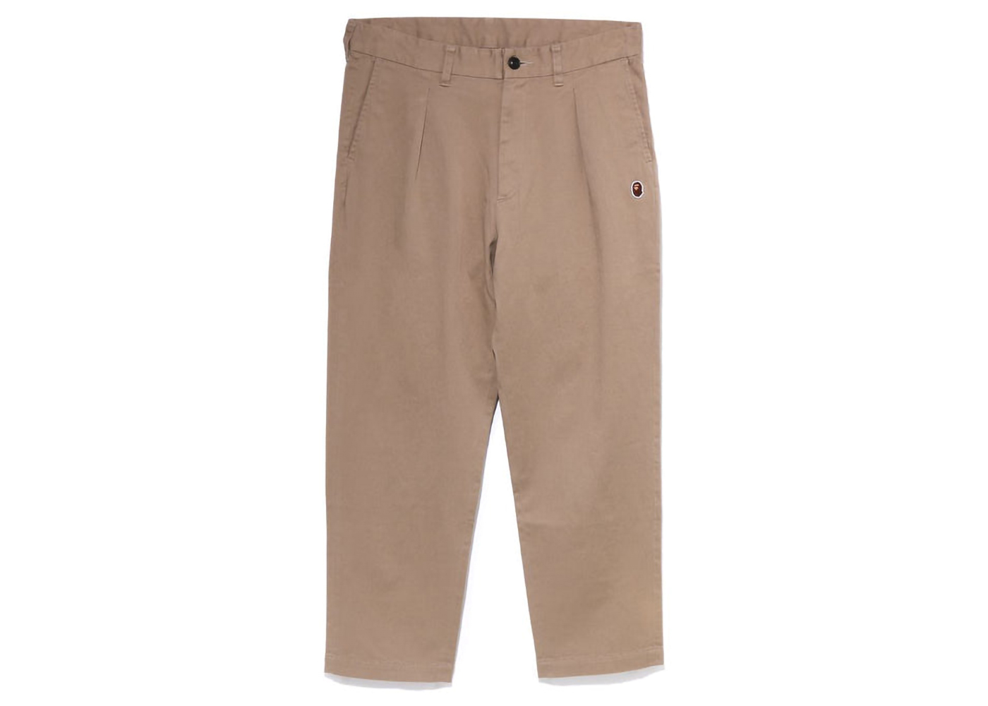 BAPE One Point Loose Fit Chino Pants (SS23) Beige Men's - SS23 