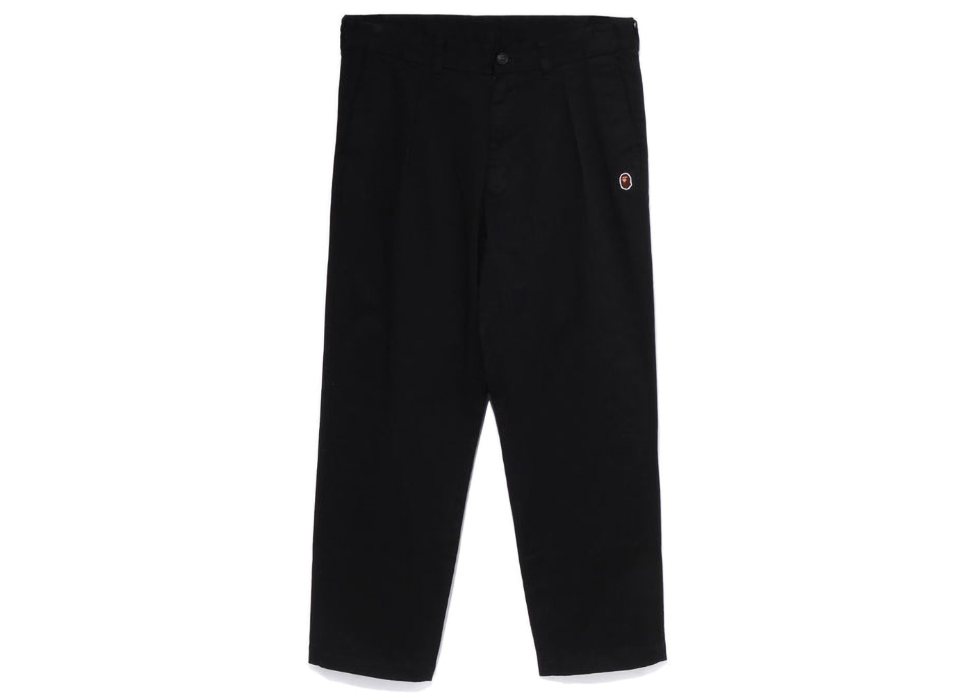 BAPE One Point Loose Fit Chino Pants (SS23) Black