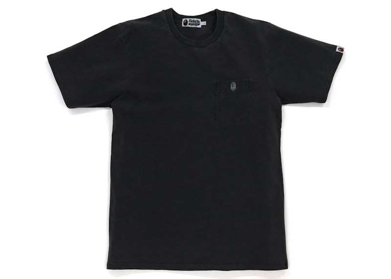 BAPE T-shirt à poche surteint One Point Noir